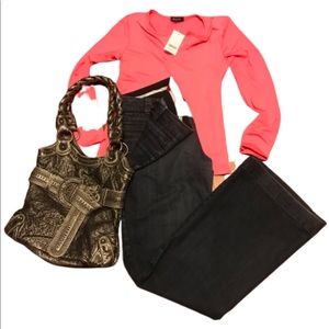 Banana Republic blue jeans